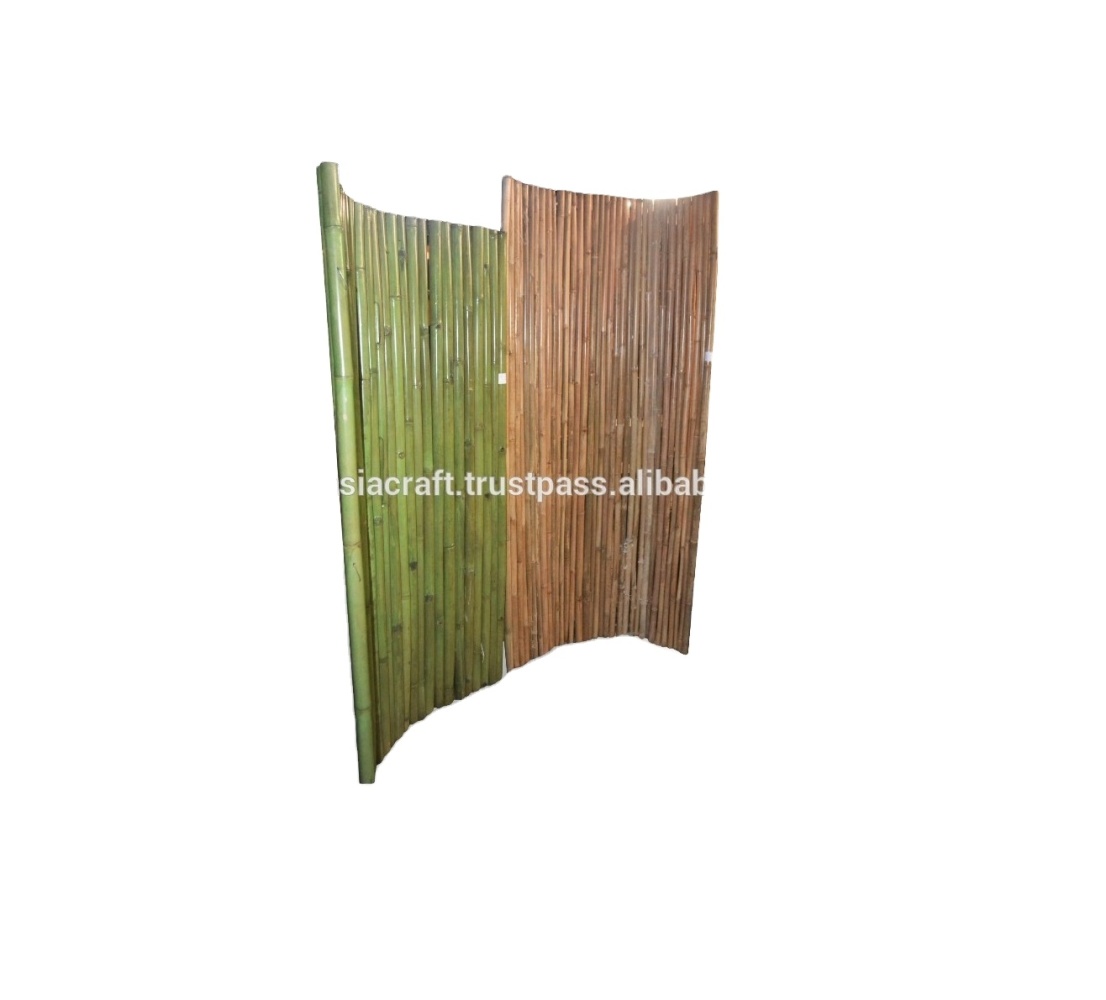 Natural Bamboo Fence Roll - Bamboo Fence Natural Green - Image 1