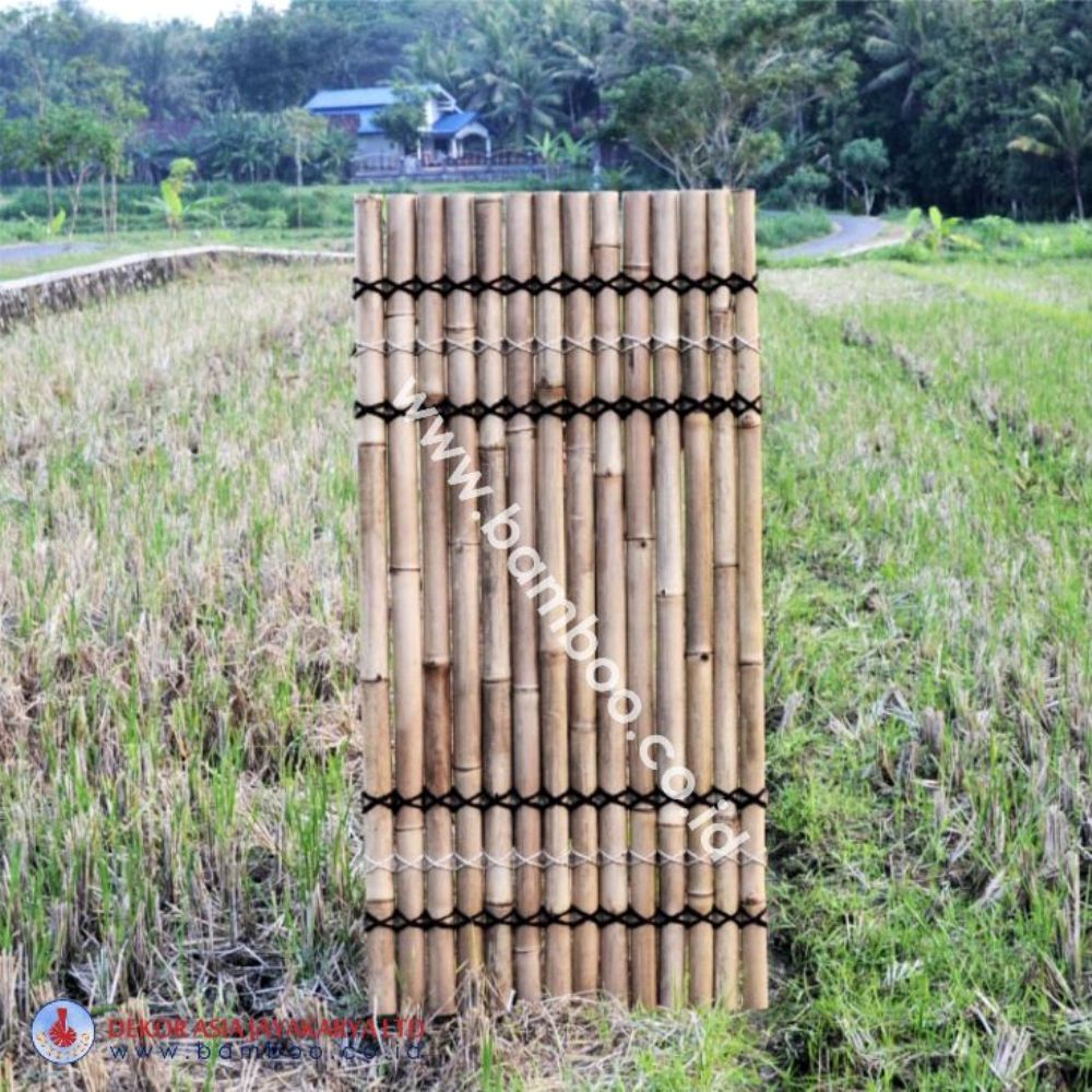 Natural Bamboo Half Raft Panel - Bamboo Panel and Bamboo Screen - Image 1